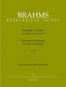 Brahms: Violin Concerto in D Op 77 for Violin & Piano