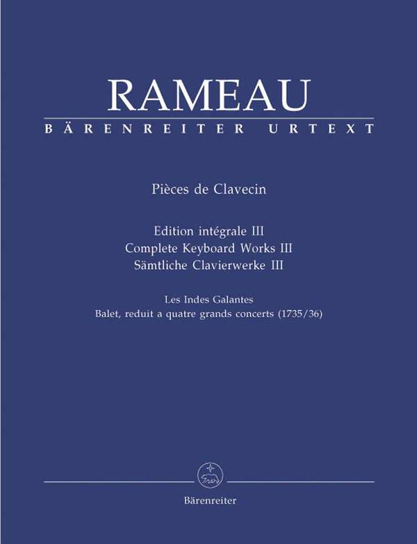 Rameau: Complete Keyboard Works - Book 3