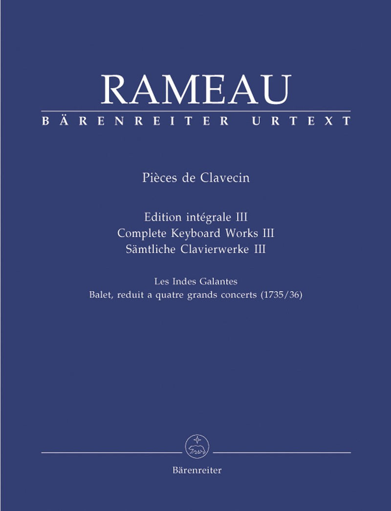 Rameau: Complete Keyboard Works - Book 3