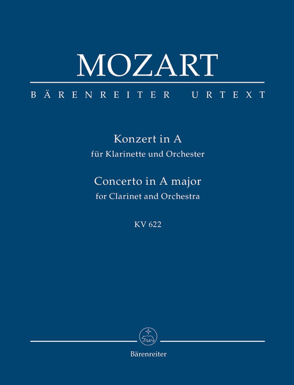 Mozart: Clarinet Concerto K622 - Study Score