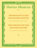 Trio Sonatas by the Old English Masters -Vol  2, for Two Treble Recorders & Basso Continuo