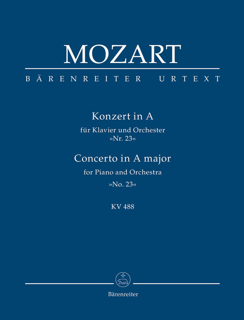 Mozart: Piano Concerto No 23 in A K488 - Study Score