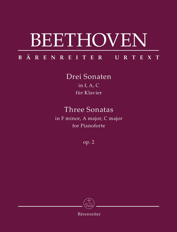 Beethoven: Three Piano Sonatas Op 2 No 1-3