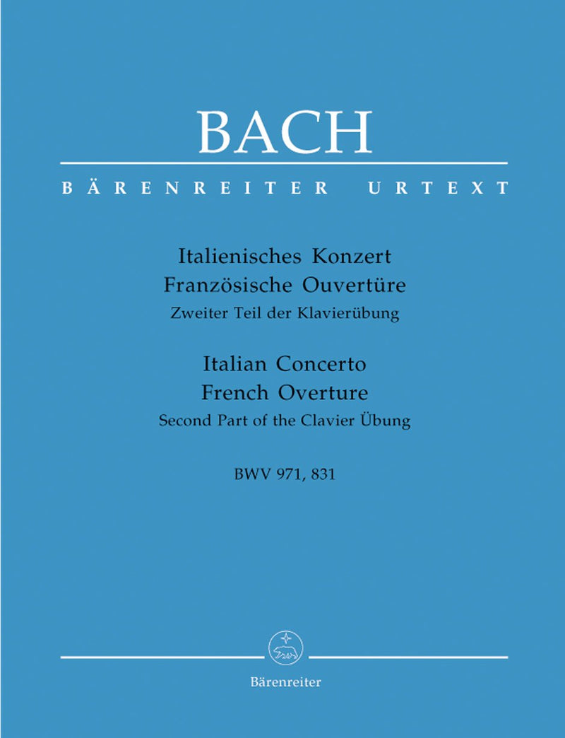 Bach: Italian Concerto & French Overture (BWV 971, BWV 831)