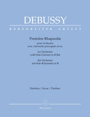Debussy: Premiere Rhapsody for Clarinet & Orchestra - Full Score