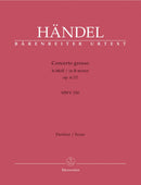 Handel: Concerto Grosso in B Minor Op 6, 12 - Full Score