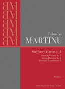 Martinu: String Quartet No 5 - Mini Score