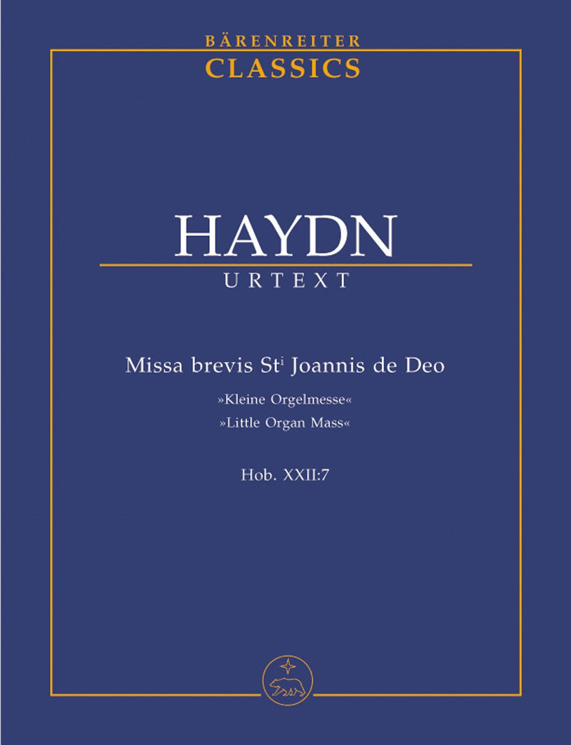 Haydn: Little Organ Mass - Study Score