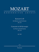 Mozart: Piano Concerto No 27 in B Flat K595 - Study Score