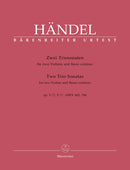 Handel: 2 Trio Sonatas for 2 Violins & Basso Continuo