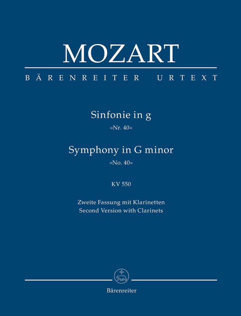 Mozart: Symphony No 40 in G K550 - Study Score
