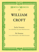 Croft : Six Sonatas for 2 Treble Recorders