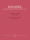Handel: Eleven Sonatas for Flute & Basso Continuo