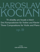 Kocian : Compositions 3 for Violin & Piano