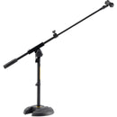 Hercules Low Profile Mic Stand w/Boom & Mic Clip