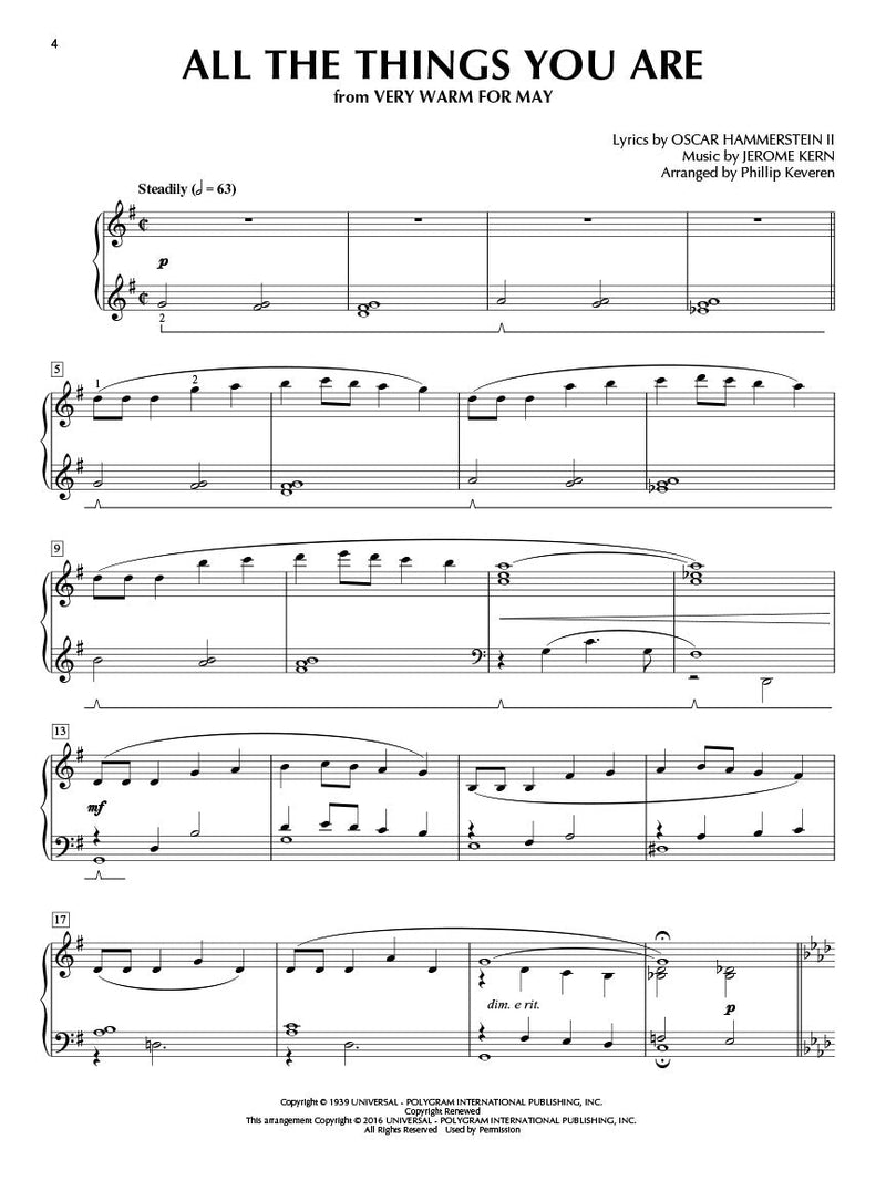 The Great American Songbook for Solo Piano arr. Phillip Keveren