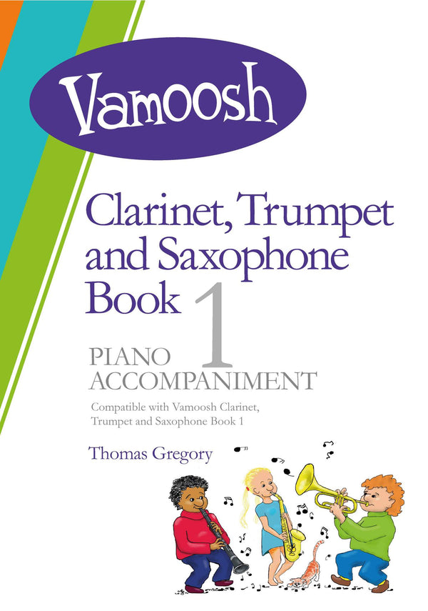 Vamoosh Trumpet, Clarinet & Sax Piano Accompaniment - Book 1