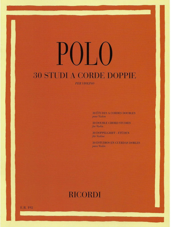 Polo: 30 Double Chord Studies for Violin