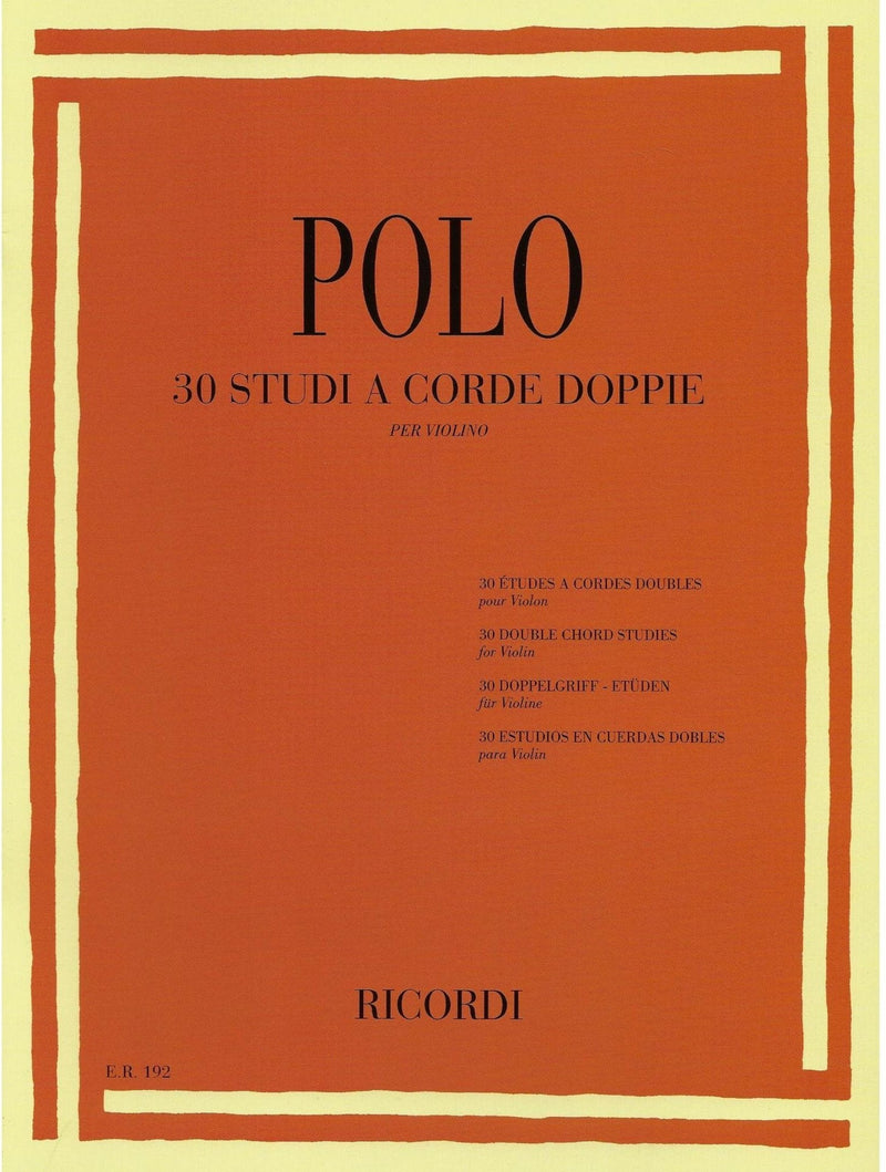 Polo: 30 Double Chord Studies for Violin