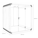 Movable Silence Booth