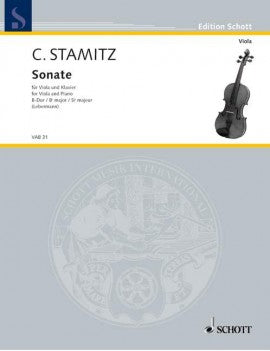 Stamitz: Sonata in Bb Major for Viola and Piano