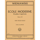 Wieniawski: Ecole Moderne for Solo Violin, Op. 10 (10 Etudes-Caprices)