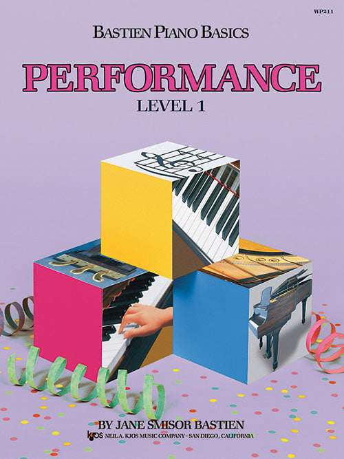 Bastien Piano Basics, Performance, Level 1