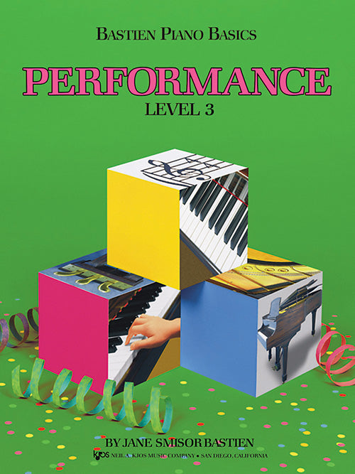 Bastien Piano Basics, Performance, Level 3