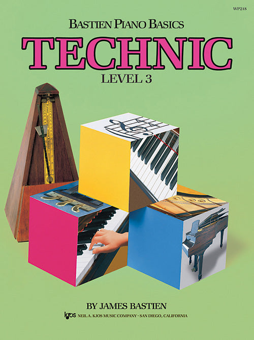Bastien Piano Basics, Technic, Level 3