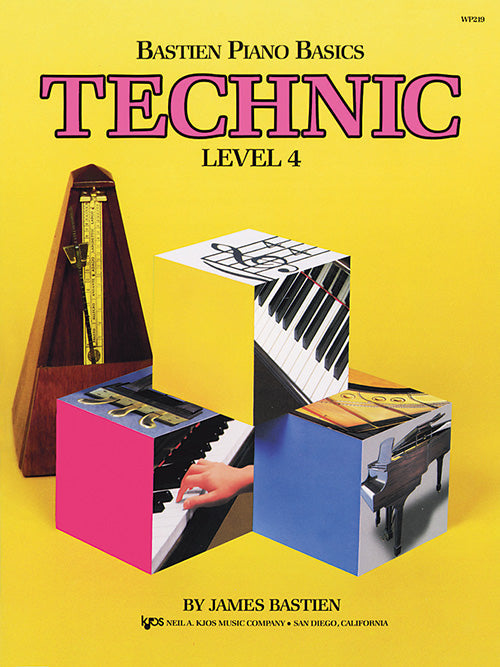 Bastien Piano Basics, Technic, Level 4